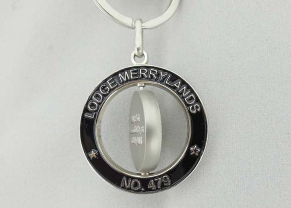 Lodge Merry Lands Spinning Promotional Keychain With Soft Enamel And  Nickel Plating