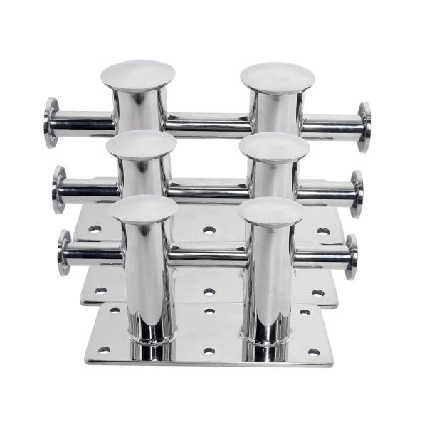 Marine Hardware Must-Have AISI316 Stainless Steel Double Cross Bollard for Boat Anchors