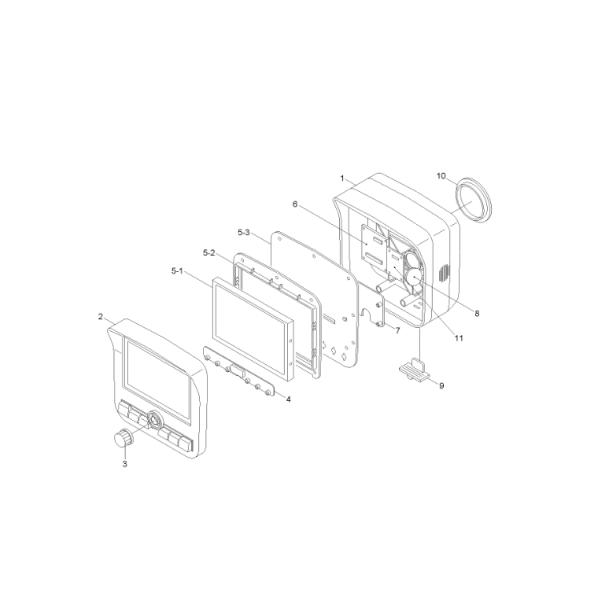 Индикаторная панель 21Q6-30104 21Q6-30105 21Q6-30102 21Q6-33400 монитора экскаватора R210-9