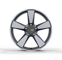 O costume de Porsche 19x8.5 forjou as rodas Diamond Cutting Dark Gunmetal Grey