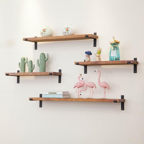 Contemporary Design 3 in 1 Floating Wood Wall Shelves for Apartment Organization