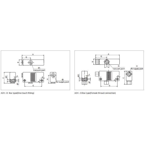 AZH Series Basic Vacuum Generator