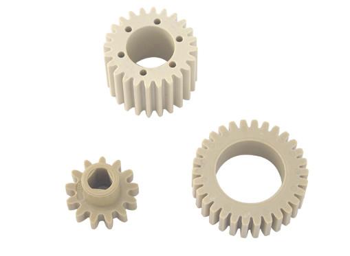 Custom Size Plastic Natural Peek Plastic Gears High Performance