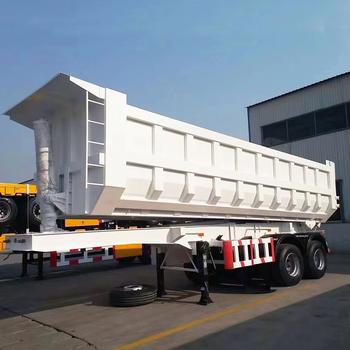 Heavy-Duty Dump Truck Semi Trailer Transport Sand Stone Coal