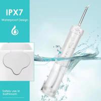 Nozzle 360 Rated Elétrico 5 Tipos Negro Dentes Portáteis Pick Limpeza Jet Waterflosser Dental Water Flosser Irrigador Oral Sem Cordel