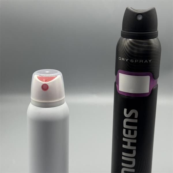 High-End Deodorant Body Spray Valve for Luxury Cosmetics with Metal Accents and Micro-Fine Mist Technology