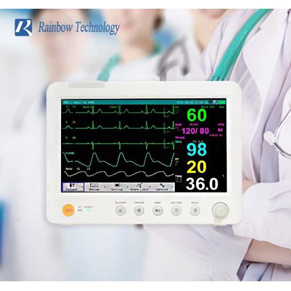 ECG/NIBP Portable Multi Parameter Patient Monitor For Hospital Internal Data Storage