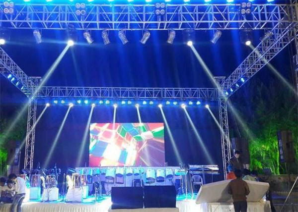 Die Casting Aluminum Outdoor LED Screen Rental P6 Nationstar SMD2727 High Brightness