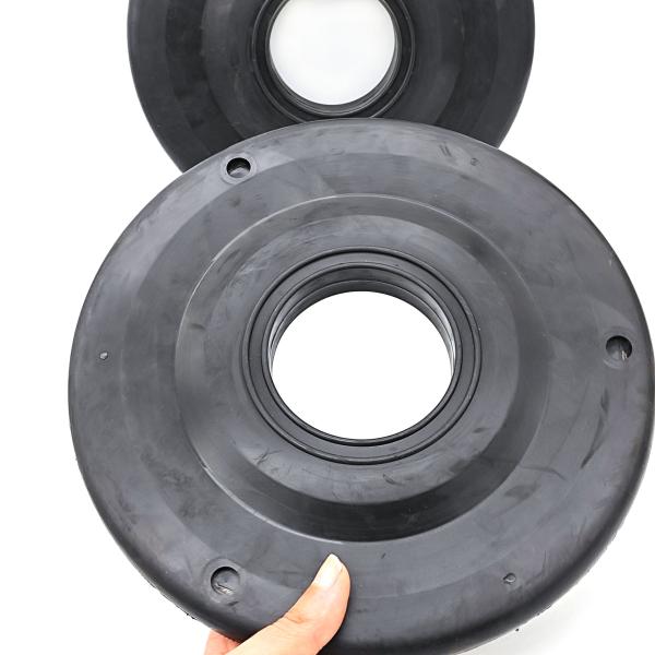 Industrial Rubber Drill Pipe Wiper 9-Inch Flat NBR HNBR Stripper for 68mm ID Oil and Gas Tubing