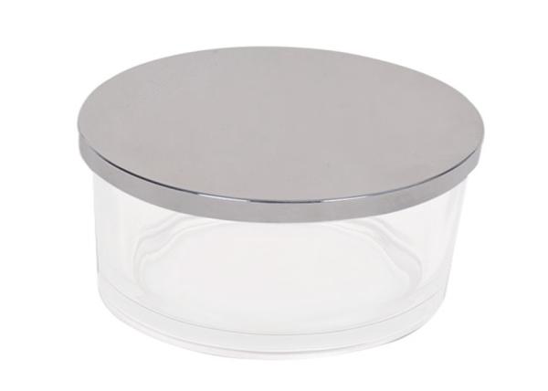 Rose Gold Metal / Plastic Bottle Lids For Candle Holder And Candle Jar
