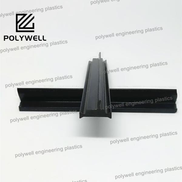 Nylon Polyamide Products Extrusion With PA66GF25 Raw Material Heat Insulation Sound Insulation Profile