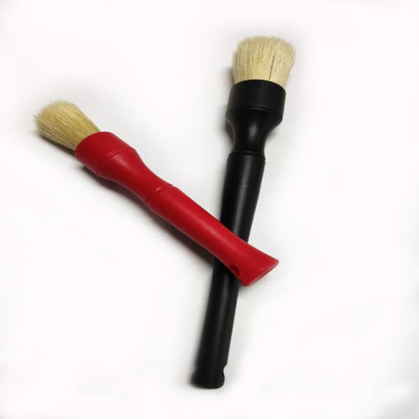 Ultra-Soft Natural Boar Bristle Car Interior Detailing Cleaning Brush