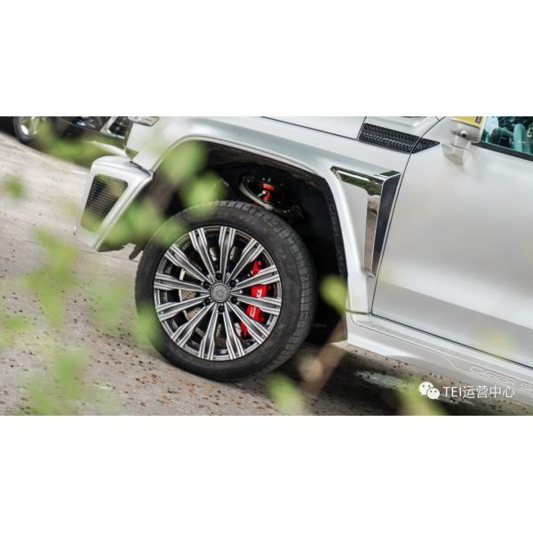 Front Big Brake Kit 6 Piston Caliper with 405x34mm rotor BBK auto brake system For Cybertank 300 21 Inch car rim