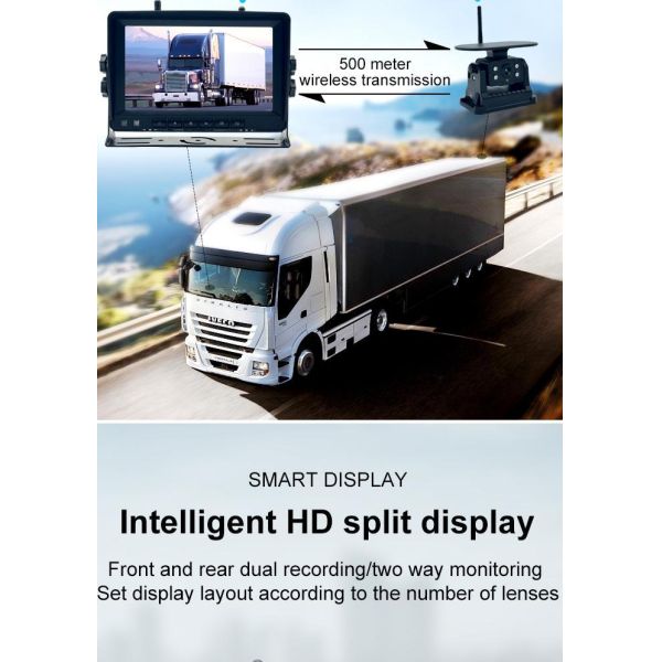 Android TF/SD card Solar-powered car wifi reverse camera 1080p HD