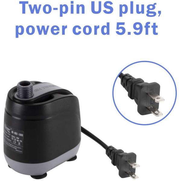 Hygger 180GPH Small Aquarium Pump Submersible