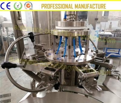 Tipo garrafas automáticas de Monoblock da máquina de engarrafamento 3000 pela hora para tampar/que etiqueta