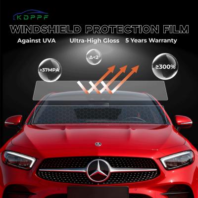 Self Healing TPU Car Film High Gloss Windshield Film 6.5mil Anti Yellowing Windscreen Protection Film Paint Protection Film