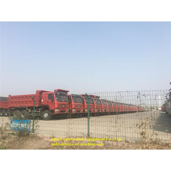 Heavy Duty Tipper Trucks 336 Hp Double Axle Dump Truck Manual 18m3 - 22m3