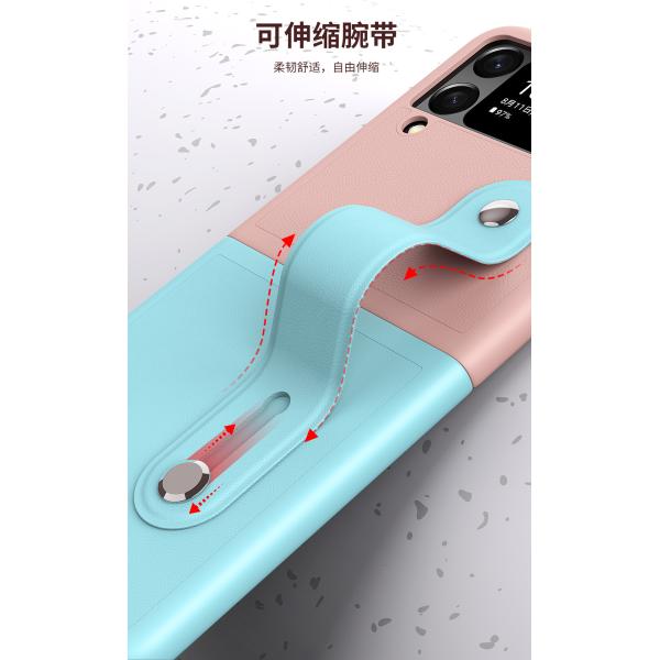 RED Shockproof Holder Back Cover for Samsung Galaxy Z Flip 3 Z Fold 4 5G Phone Case