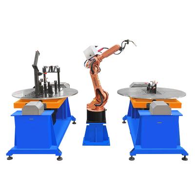 Robot Arm 6 Axis Motorcycle Frame Robotic Welding Station Robot Welding Positioner