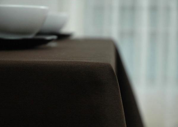 Twill Pure Color Plain Oblong Decorative Table Cloths For Indoor / Outdoor