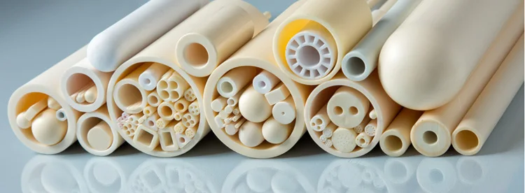 99% Purity Alumina Ceramic Thermocouple Protective Pipe Al2O3 Ceramic Tube