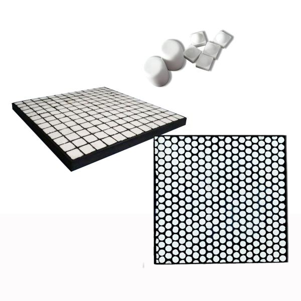 Вкладыши парашюта транспортера керамических плиток 300x300 глинозема ссадины устойчивые высокие