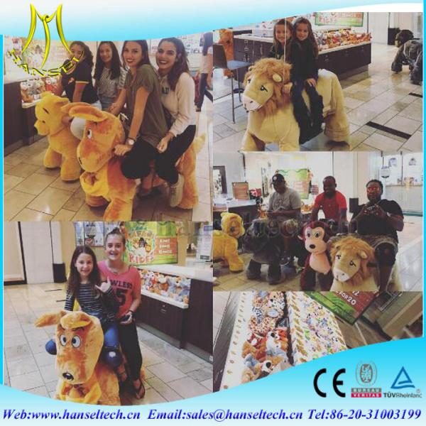 Hansel  entertainment adult game center electric animal play happy wheels game