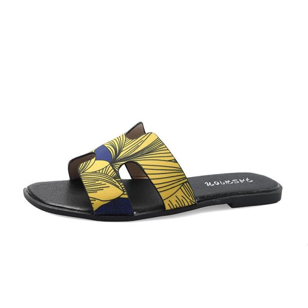BS116 Summer Women'S Shoes New Korean Style Flat-Toe Flat Slippers Women'S Flat-Heel Summer Sandals And Slippers Wholesa
