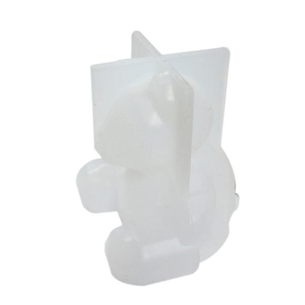 Handmade Silicone Resin Mold Diy Epoxy 3D Bear Silicone Mold Reusable