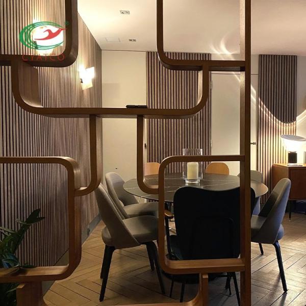 Durable Harmless Acoustic Wood Panels , Nontoxic Sound Proof Wooden Board