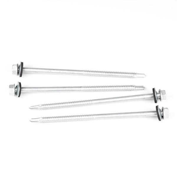 Stainless Steel Hex Head Self-Drilling Screw 6.3x130 for Wall Insulated Sandwich Panel