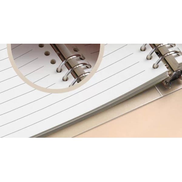 A5 A6 PU Leather Loose-Leaf Book Loose Pages Textbook Notebook