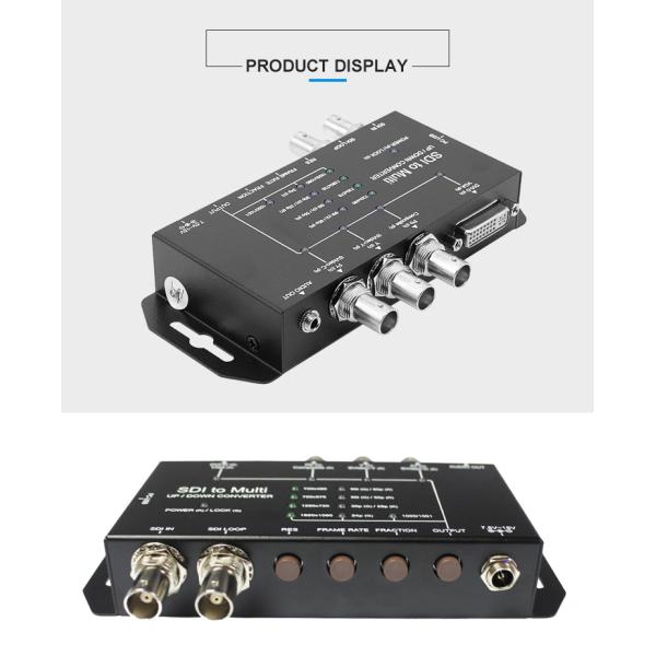 High Performance SDI To DVI Multi RIO Video To IP Converter With Independent Audio