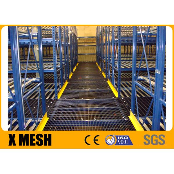 Oil Refinery Galvanized Welded Steel Grating 30mmx100mm Hole