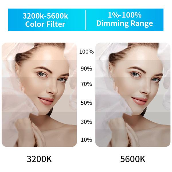 Meidike 200W Led Panel Video Light For Photography AI-2000BI Model 20000lm