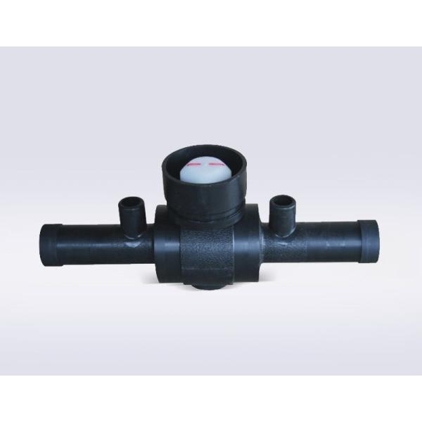DN90 To DN315 Poly Pe Ball Valve Chemical Resistance For Gas Supply