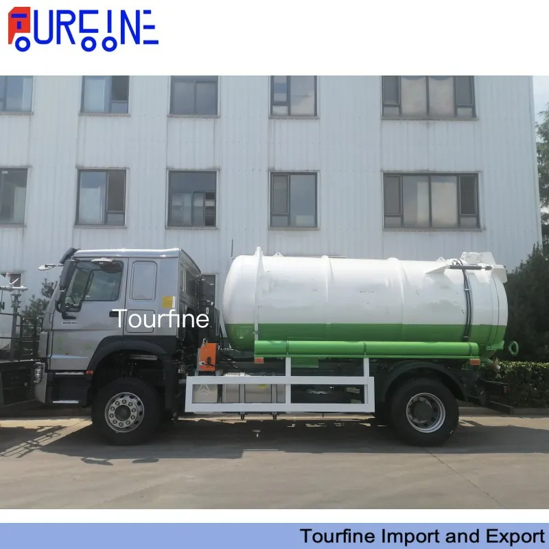SINOTRUK HOWO 18CBM (18,000L) Sewage Vacuum Truck | Heavy Duty Sludge Suction Tank Truck For Sale