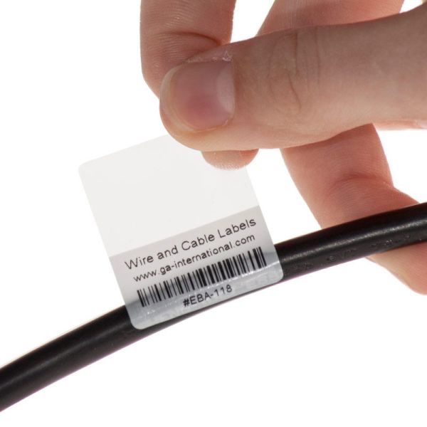 Waterproof Heat Resistant Wire Cable PVC Label Sticker Tags Marker