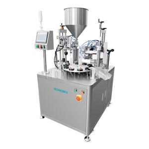 Cosmetic Cream Tube Filling Machines Semi Automatic Sealing Machine