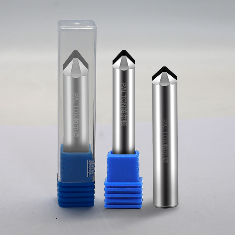 PCD Diamond Carbide CNC Milling Cutters Engraving Router Bits Tools For Aluminum