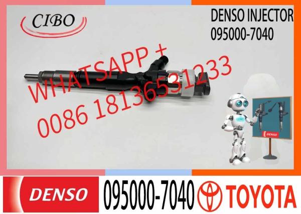 2KD Diesel Fuel Common Rail Injector 095000-7040 095000-7041 23670-39145 for Toyota Hiace 2.5 D-4D 2KD-FTV