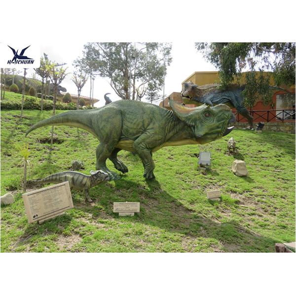 T Rex Christmas Lawn Ornament , Outdoor Facility Giant Life Size Dinosaur Theme Park
