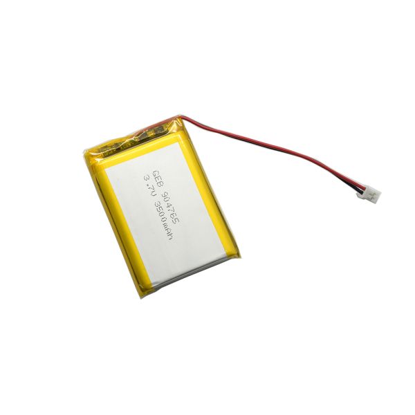 rechargeable 904765 li-polymer 3.7v 3500mAh lipo battery with connector