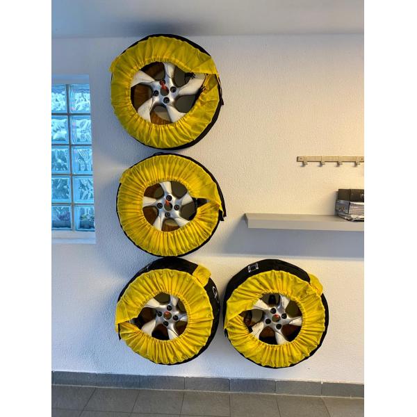 Single-side Bracket Heavy Duty Garage Tire Storage Rack Wall Mountable 4 pcs/set