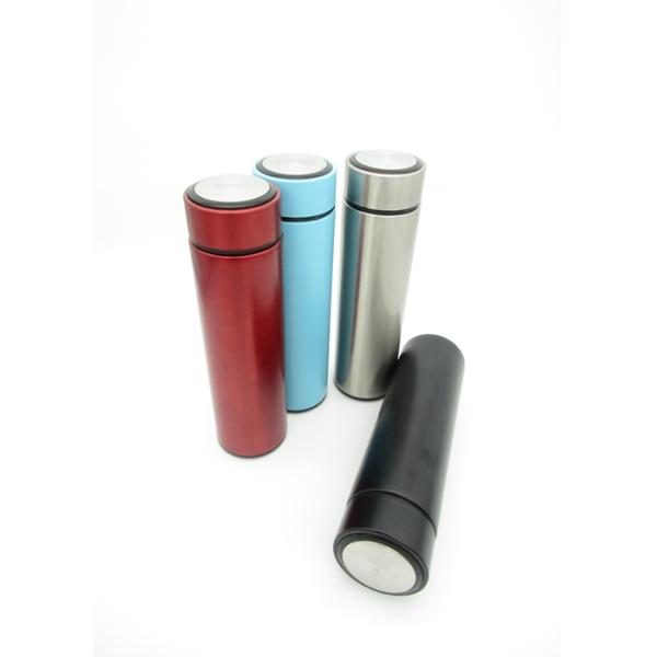Vacuum Steel Flask Water Bottle Coffee Mugs Tumblers Rohs Certified With Lid