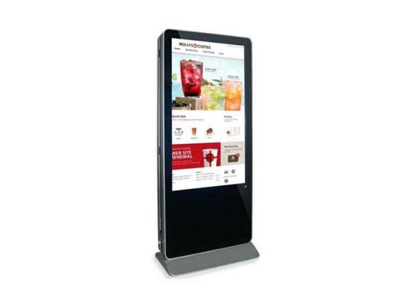 Interactive 55 Inch  Touch Screen Kiosk , Double Side LCD Advertising Media Player