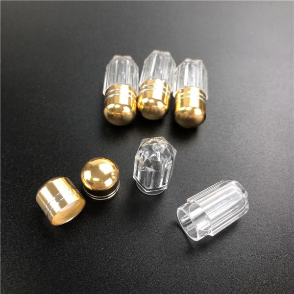 Octagon Style Plastic Medicine Container With Metal Spout For Male Enhancementl Pills