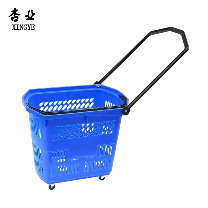 Factory Custom plastic supermarket basket canastilla de supermercado shopping basket