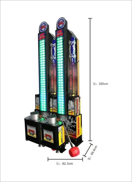 Lottery Ticket Electronic Amusement Redemption Blast Hammer Game Machine